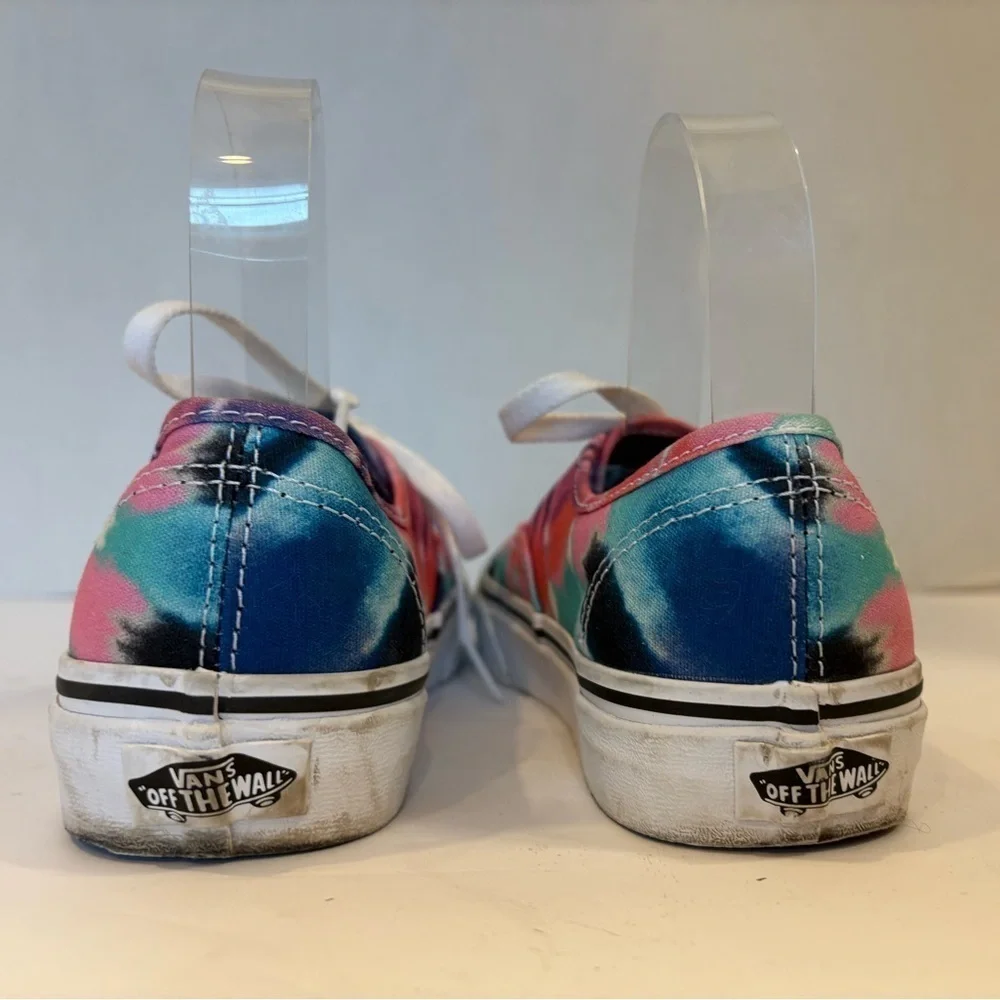 Vans tie-dye multicolored canvas sneakers size 6.5